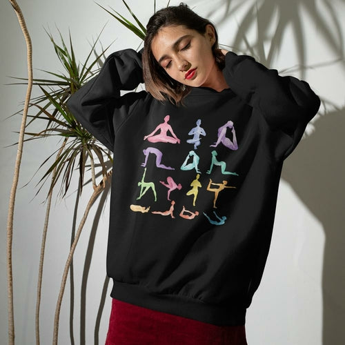Yoga Crewneck Sweatshirt – Casual Activewear Top