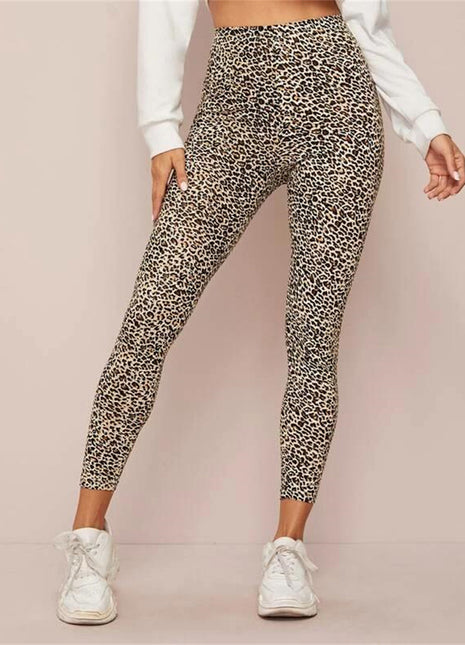 Printed Stretch High Waist Belly-contracting Yoga Pants
