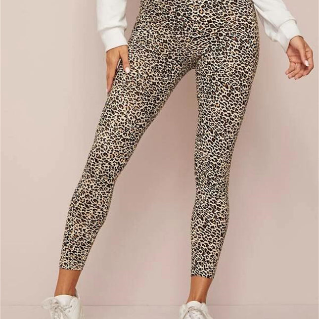 Printed Stretch High Waist Belly-contracting Yoga Pants