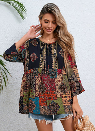 Seaside Vacation Printed Top