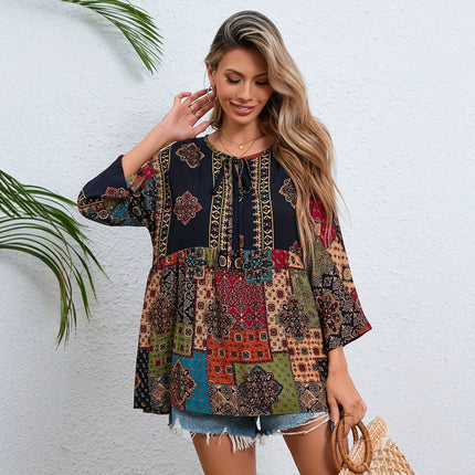 Seaside Vacation Printed Top