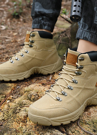 Middle High Top Autumn And Winter Mountaineering Plus Size Hiking Boots