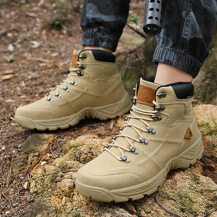 Middle High Top Autumn And Winter Mountaineering Plus Size Hiking Boots