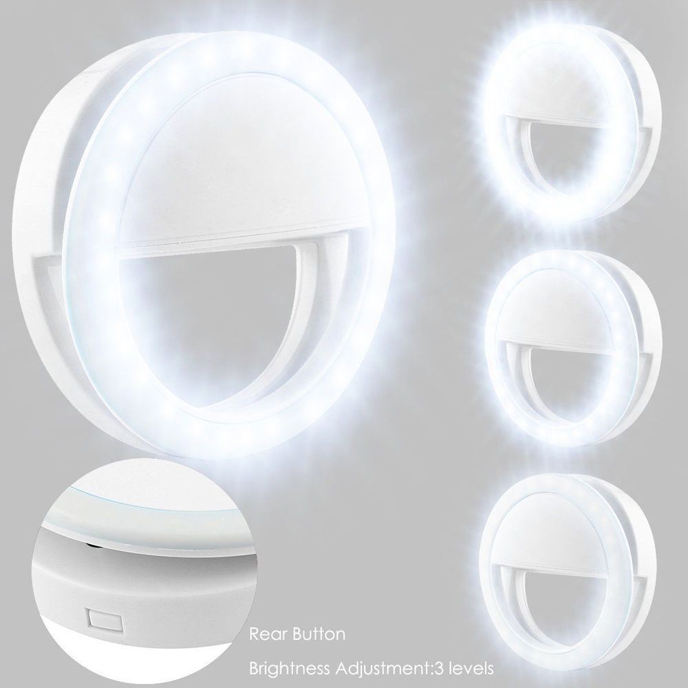 Portable Selfie Ring Light – Clip-On for Smartphones & Tablets