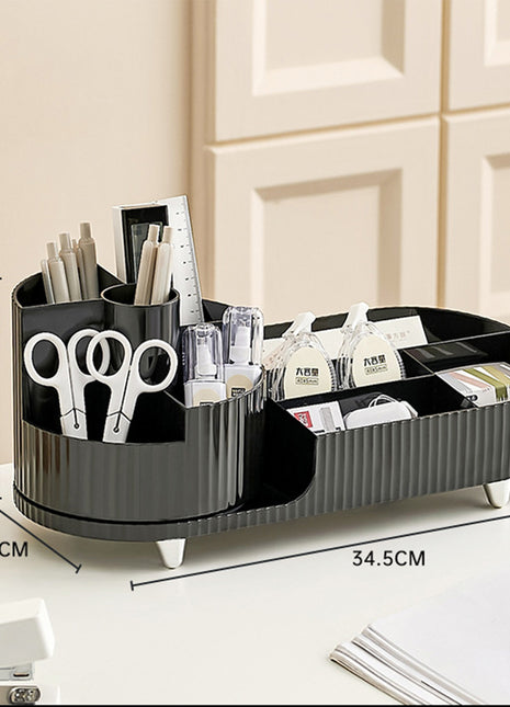 Rotating Makeup Organizer Large Capacity Cosmetic Storage Box