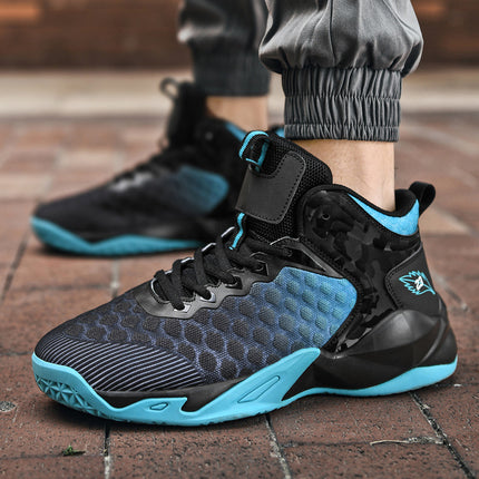 Mid-Top Gradient Mesh Breathable Sneakers