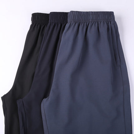 Solid Color Black Loose High Waist Comfort Breathable Breeches