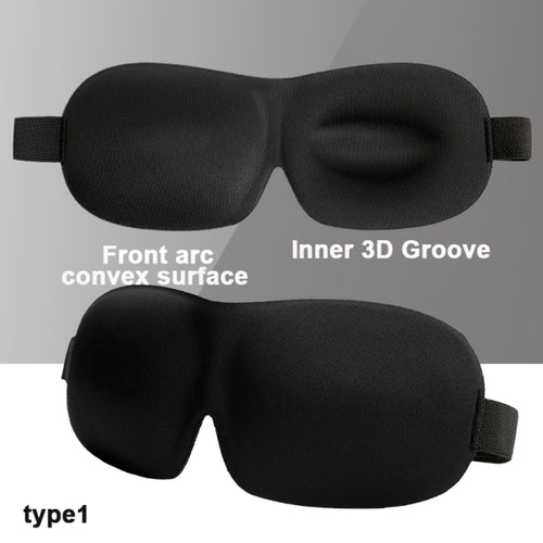 Light-Blocking 3D Sleep Mask – Comfortable Padded Design