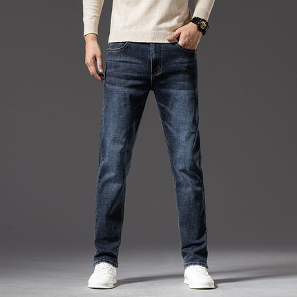 Denim Jeans Stretch Business Style