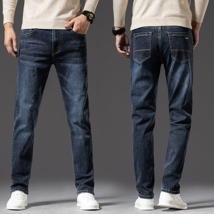 Denim Jeans Stretch Business Style