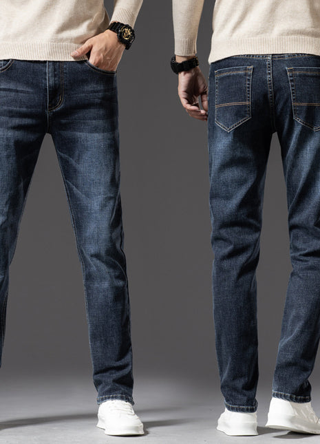 Denim Jeans Stretch Business Style