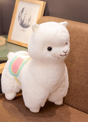 Cute standing alpaca doll
