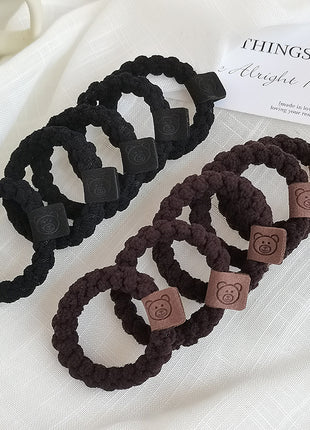 Fashion Cute Bear Rubber Band Female Hair Tie Rope Headdress