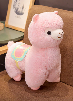 Cute standing alpaca doll