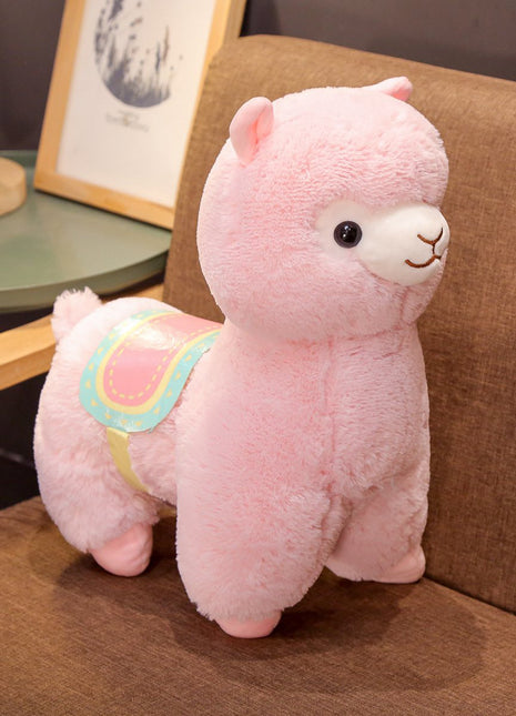 Cute standing alpaca doll