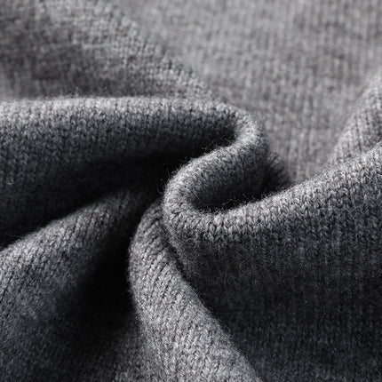 Men's Cardigan British Suit Collar Double-breasted Knitted Sweater