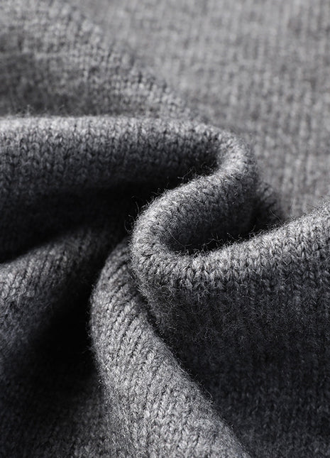 Men's Cardigan British Suit Collar Double-breasted Knitted Sweater
