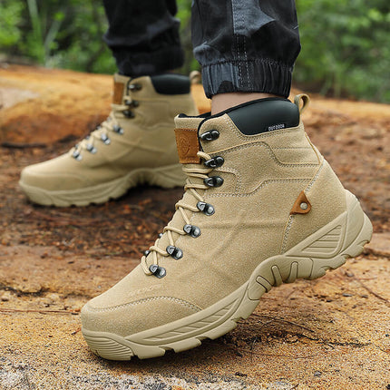 Middle High Top Autumn And Winter Mountaineering Plus Size Hiking Boots