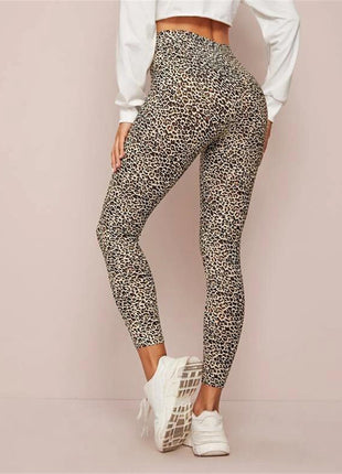Printed Stretch High Waist Belly-contracting Yoga Pants