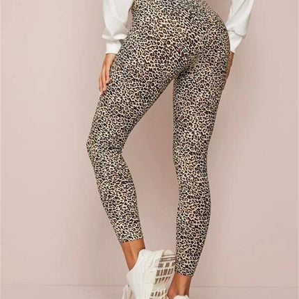 Printed Stretch High Waist Belly-contracting Yoga Pants