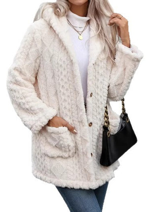 Lapel Warm And Elegant Style Faux Fur Coat