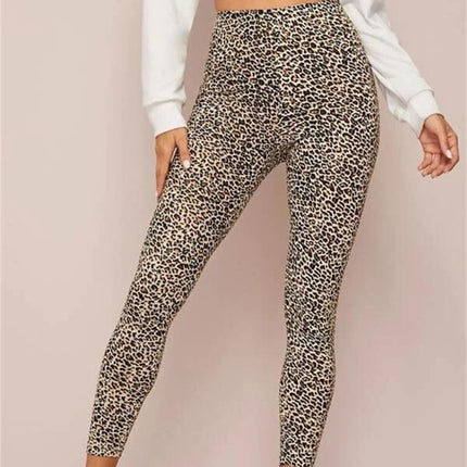 Printed Stretch High Waist Belly-contracting Yoga Pants