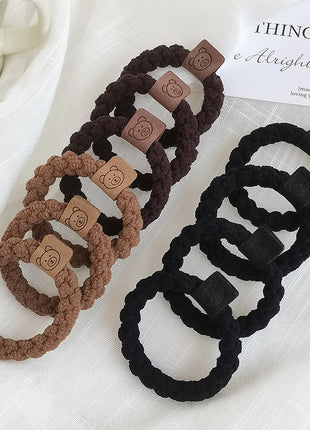 Fashion Cute Bear Rubber Band Female Hair Tie Rope Headdress