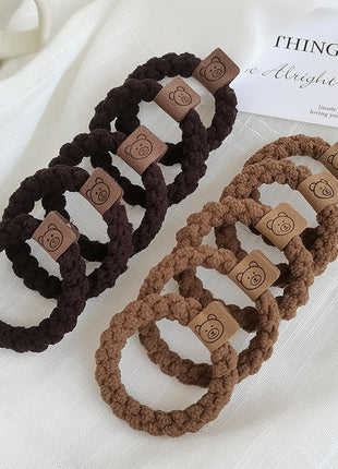 Fashion Cute Bear Rubber Band Female Hair Tie Rope Headdress