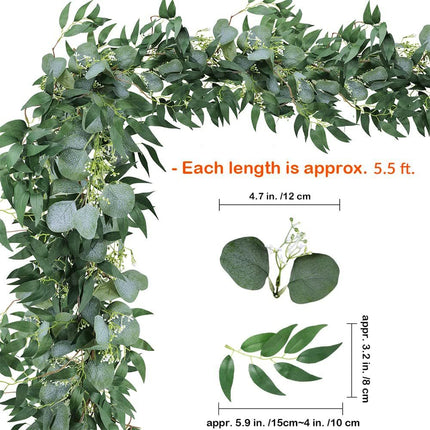 Fake Green Vine Simulated Plants Wedding Decoration
