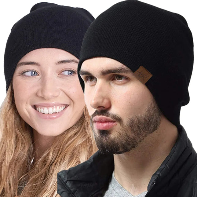 Classic Unisex Knitted Beanie, URGENTMAN Label Winter Hat