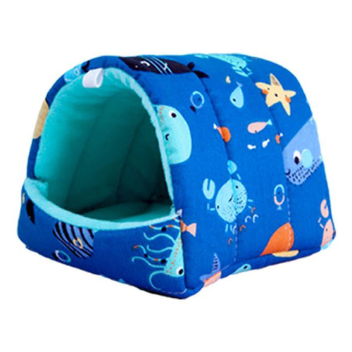 Mini Cage Nest for Small Animals – Cute Cartoon Design