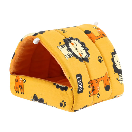 Mini Cage Nest for Small Animals – Cute Cartoon Design