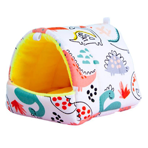 Mini Cage Nest for Small Animals – Cute Cartoon Design