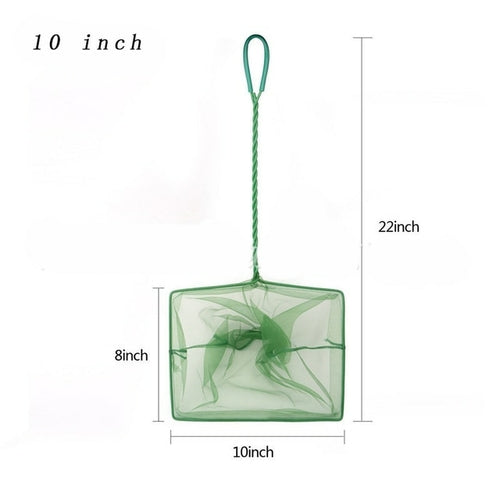 Aquarium Accessory – Long Handle Fish Net for Catching & Cleaning