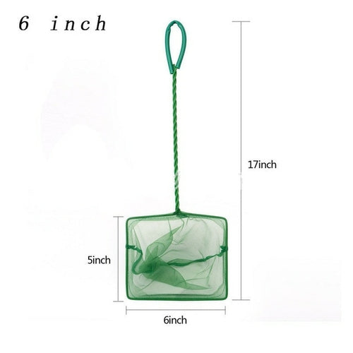 Aquarium Accessory – Long Handle Fish Net for Catching & Cleaning