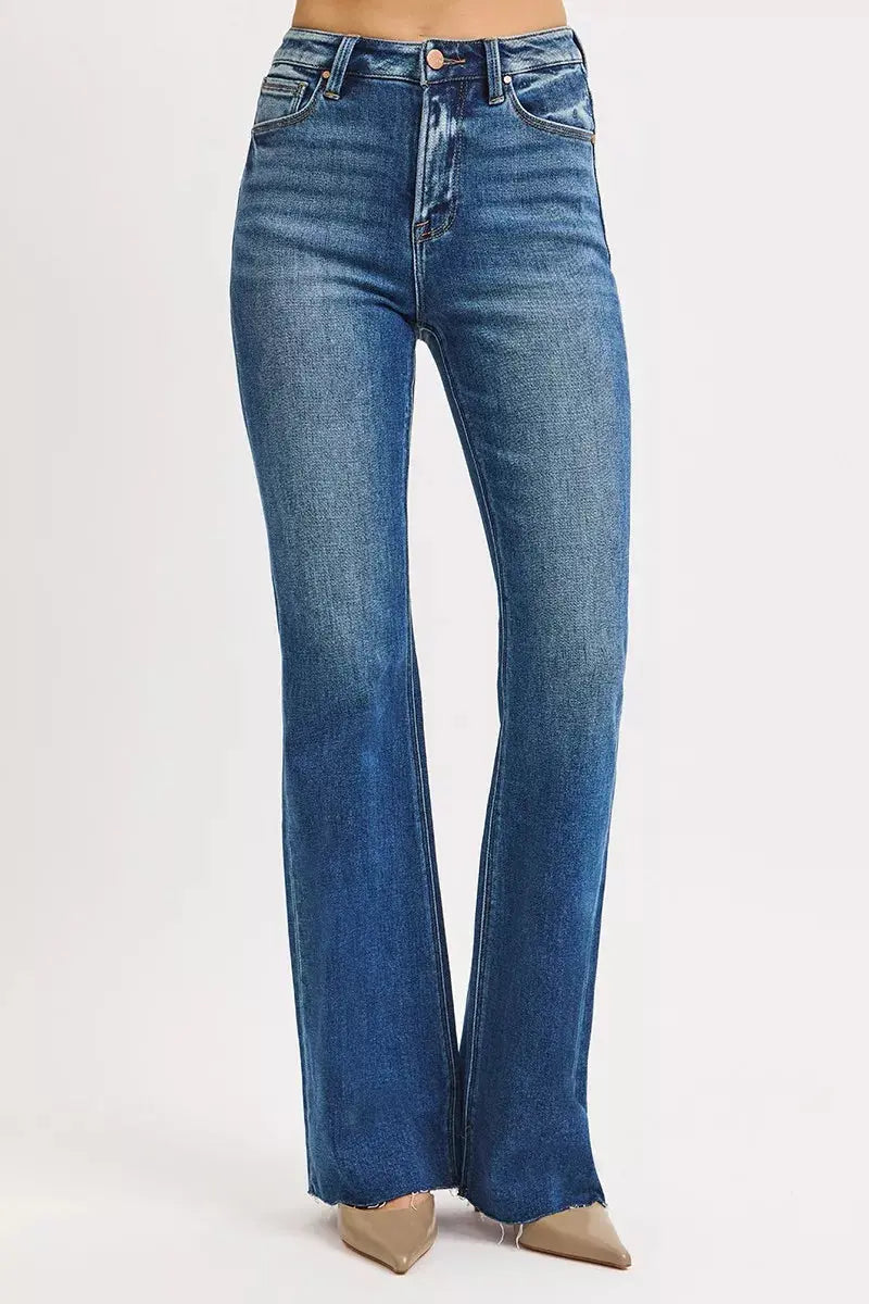 RISEN High Rise Flare Jeans