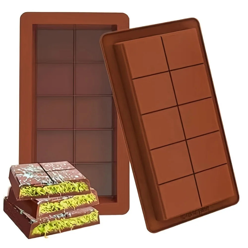 Silicone Chocolate Bar Molds – Dubai Style (1/3/5pcs)