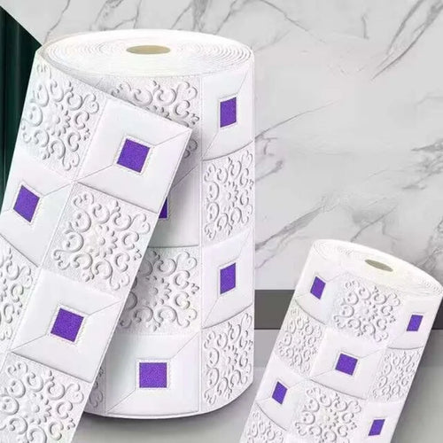 3D Foam Wall Panels – Self-Adhesive (70cm x 2m)