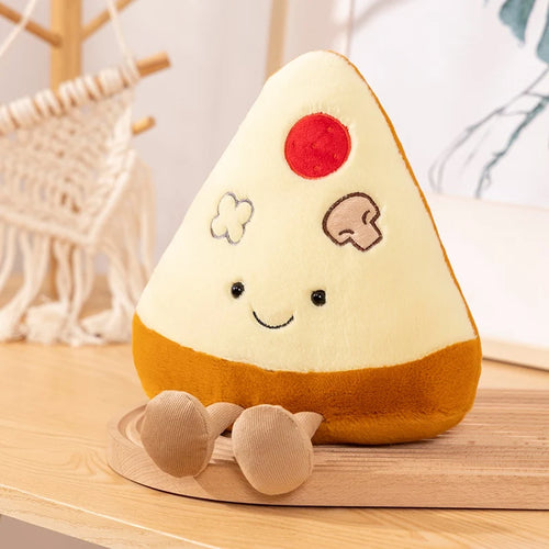 New Cartoon Egg Stuffed Toy Expression Food Bread Toast Series