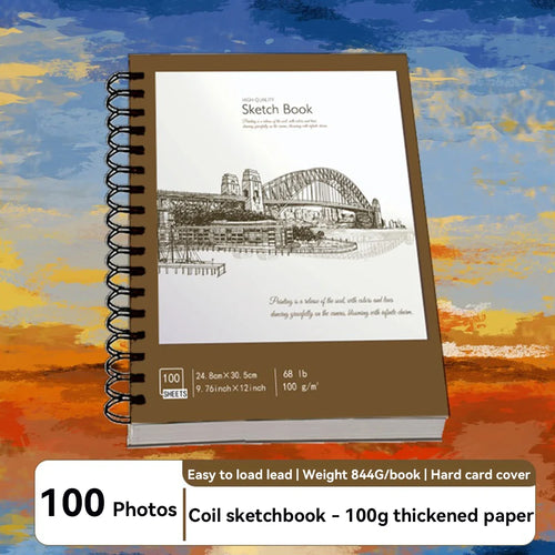 Spiral Bound Artist Sketchbook – A3/A4/A5 Acid-Free Drawing Pad
