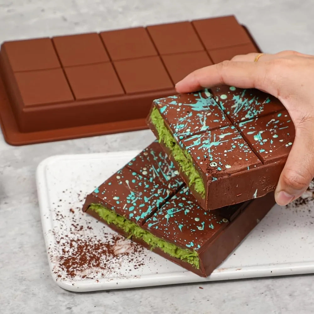 Silicone Chocolate Bar Molds – Dubai Style (1/3/5pcs)