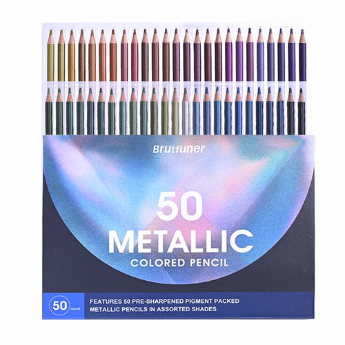 Brutfuner Oil-Based Colored Pencils – Professional Wood Pencil Set (48–180 Colors)