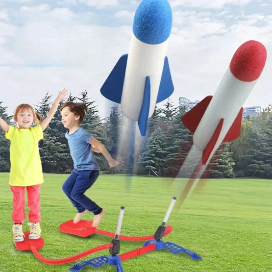 Kids’ Air Rocket Toy – Foot Pump Launcher for Outdoor Play