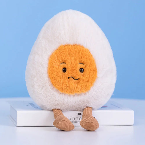 New Cartoon Egg Stuffed Toy Expression Food Bread Toast Series