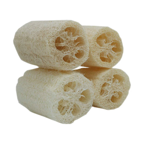 4Pcs/pack Organic Loofahs Loofah Spa Exfoliating Scrubber natural