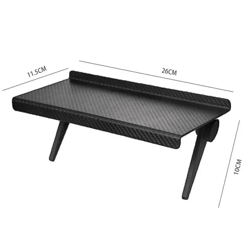 Adjustable Screen Storage Rack – TV & Computer Monitor Shelf for Router & Accessories