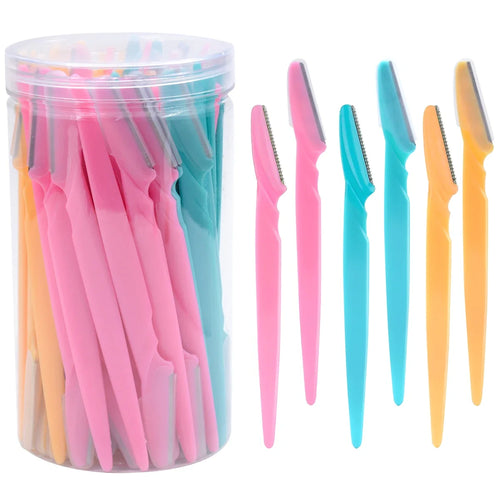 Hair Removal Razors for Eyebrows & Face – 30pcs in Container