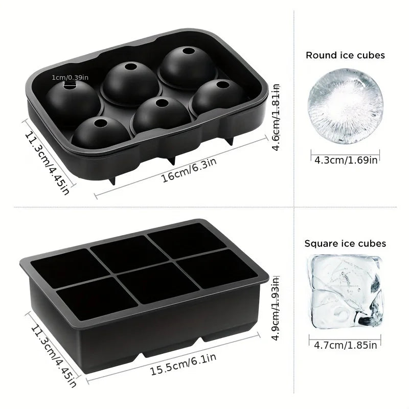 Square Silicone Ice Mold – Creative Designs for Cocktails & Beverages