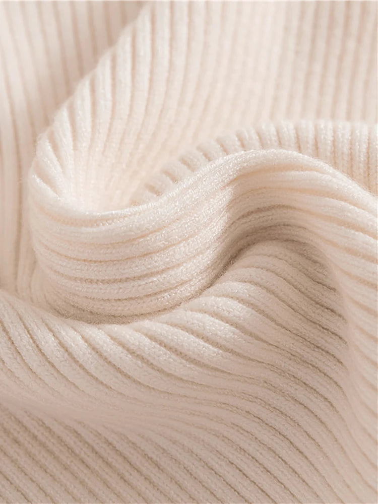 Women’s Knitted Turtleneck Sweater – Soft Cashmere-Blend Pullover for Fall & Winter