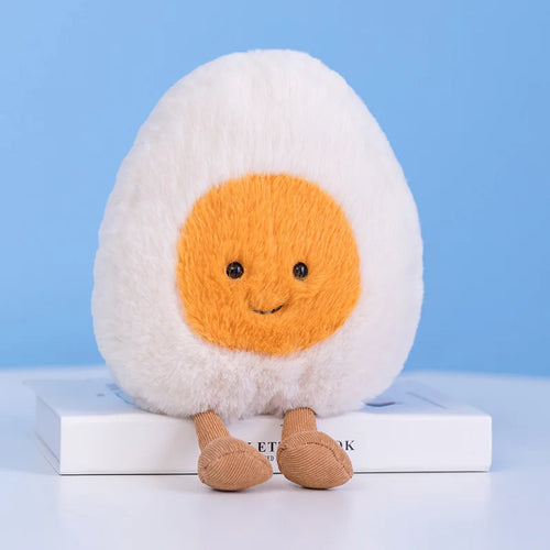 New Cartoon Egg Stuffed Toy Expression Food Bread Toast Series